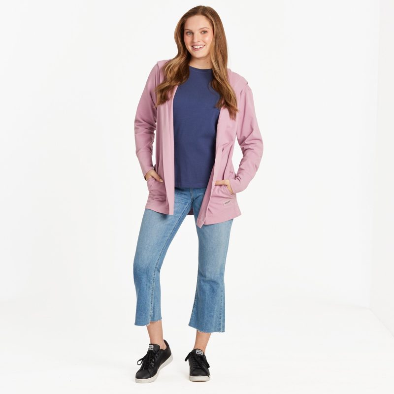 Women's Solid Crusher-FLEX Cardigan - Image 34