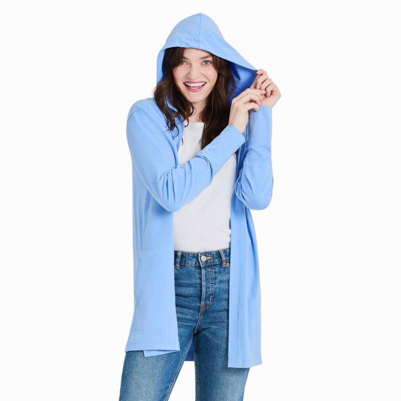 Women's Solid Crusher-FLEX Cardigan - Image 65