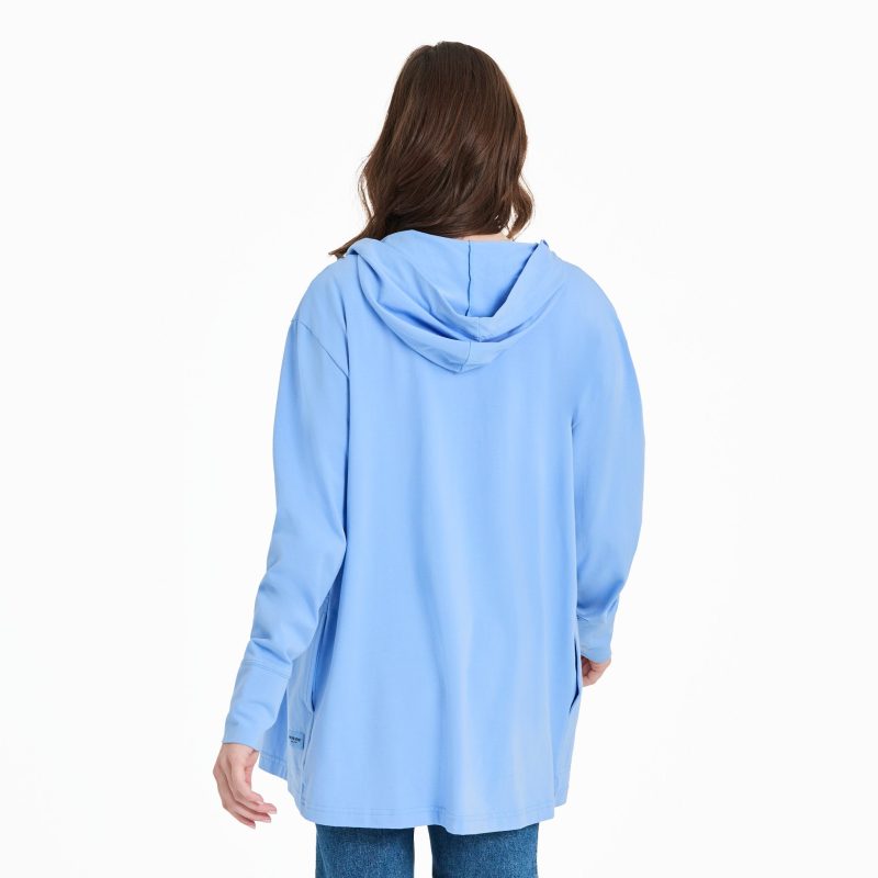 Women's Solid Crusher-FLEX Cardigan - Image 2