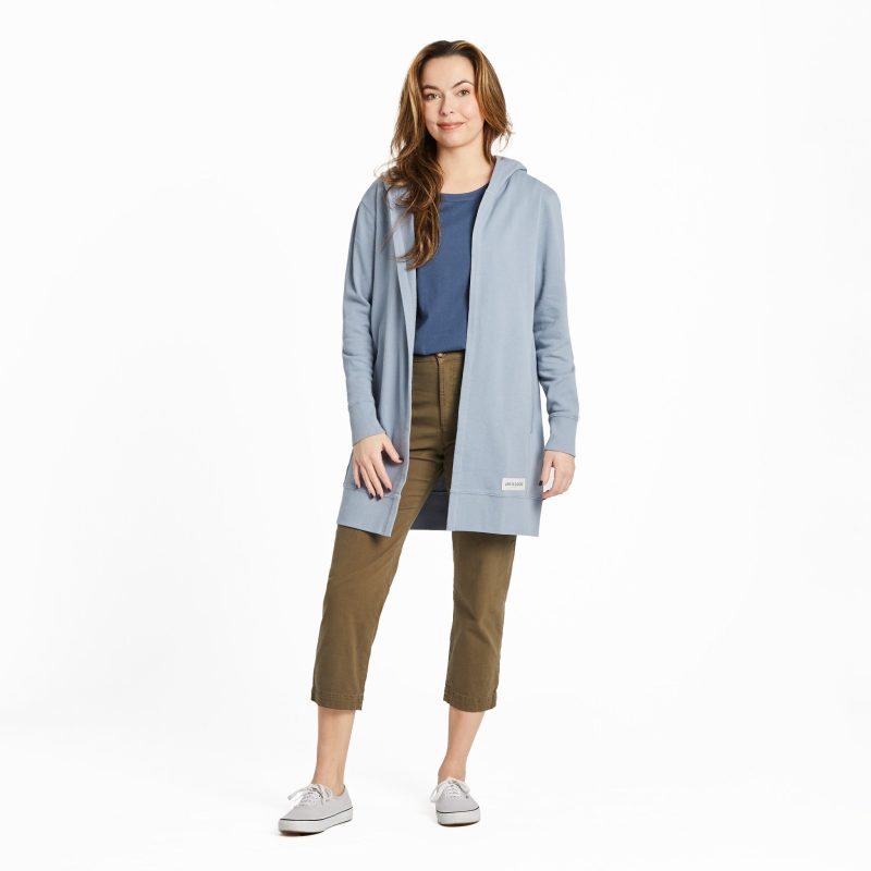 Women's Solid Beyond Hip French Terry Tunic - Image 9