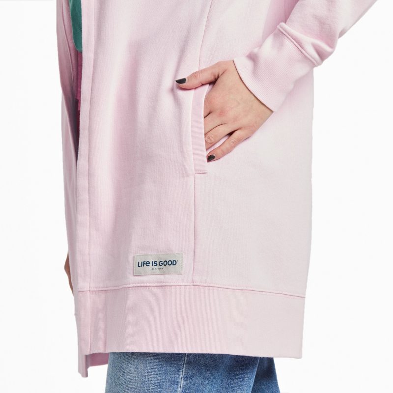 Women's Solid Beyond Hip French Terry Tunic - Image 13