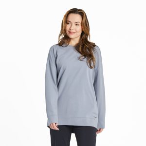 Women's Solid Crusher-FLEX Oversized Crew