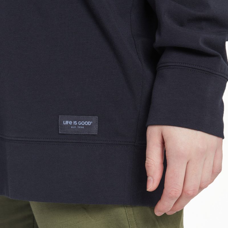 Women's Solid Crusher-FLEX Oversized Crew - Image 4