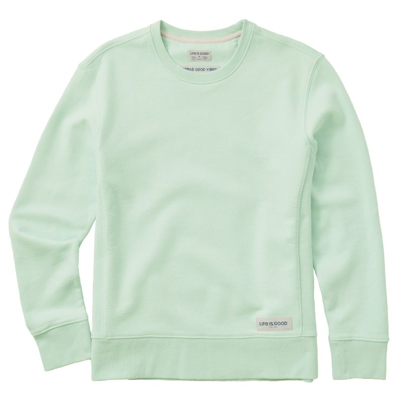 Women's Solid Simply True Crew - Image 3