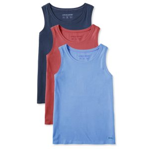 Women's Solid 3-Pack Crusher Tank- Multi 6