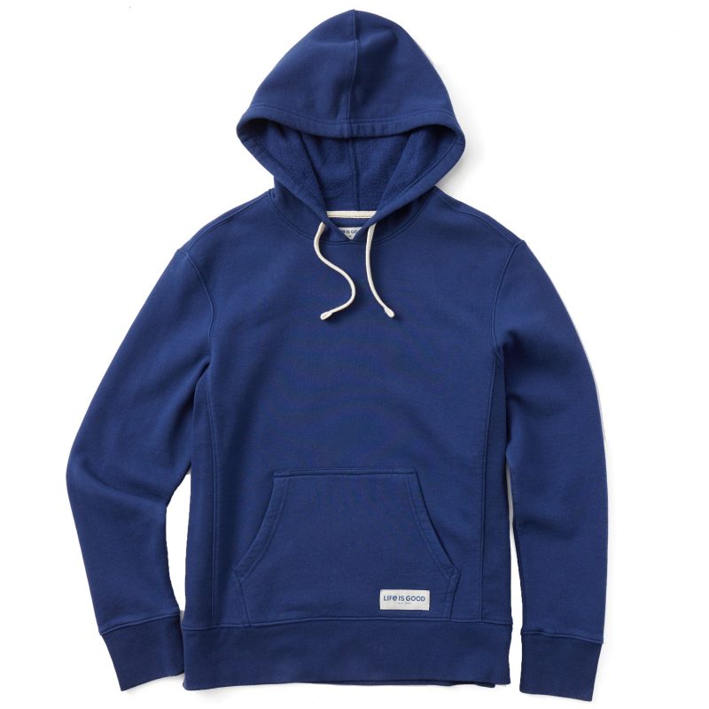 Women's Solid Simply True Fleece Hoodie - Image 4