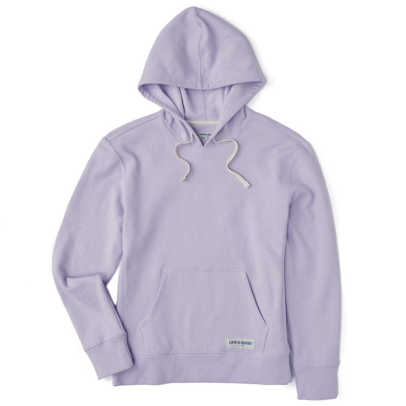 Women's Solid Simply True Fleece Hoodie - Image 2