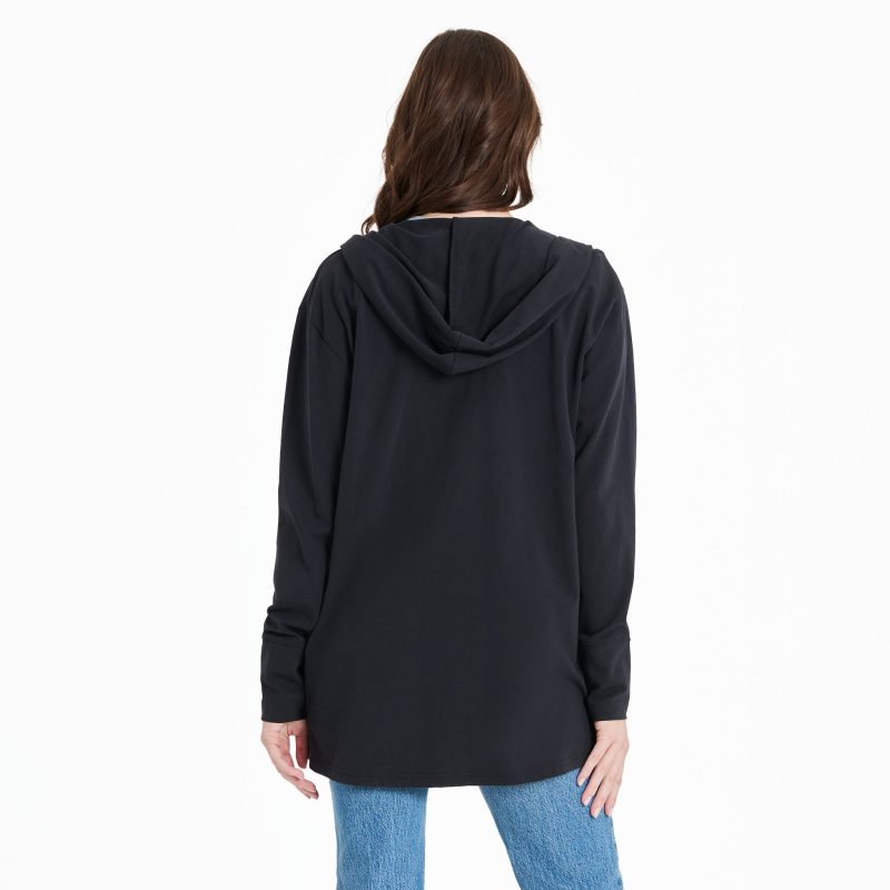 Women's Solid Crusher-FLEX Cardigan - Image 15