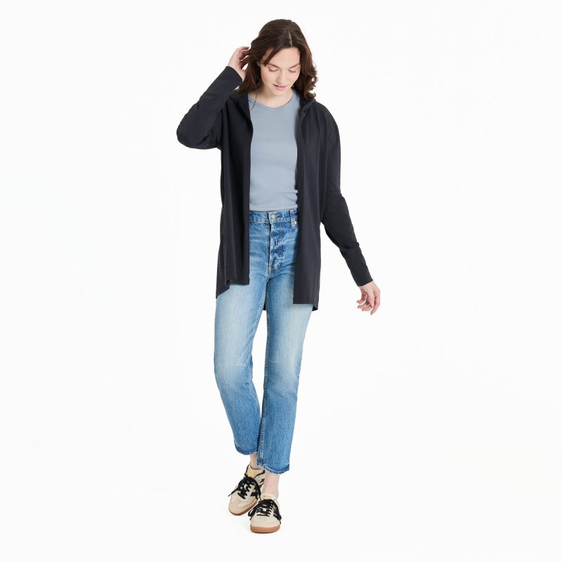 Women's Solid Crusher-FLEX Cardigan - Image 17