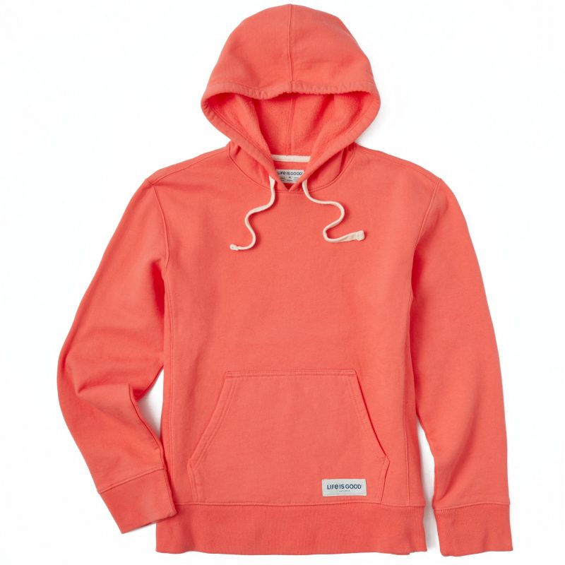 Women's Solid Simply True Fleece Hoodie - Image 3