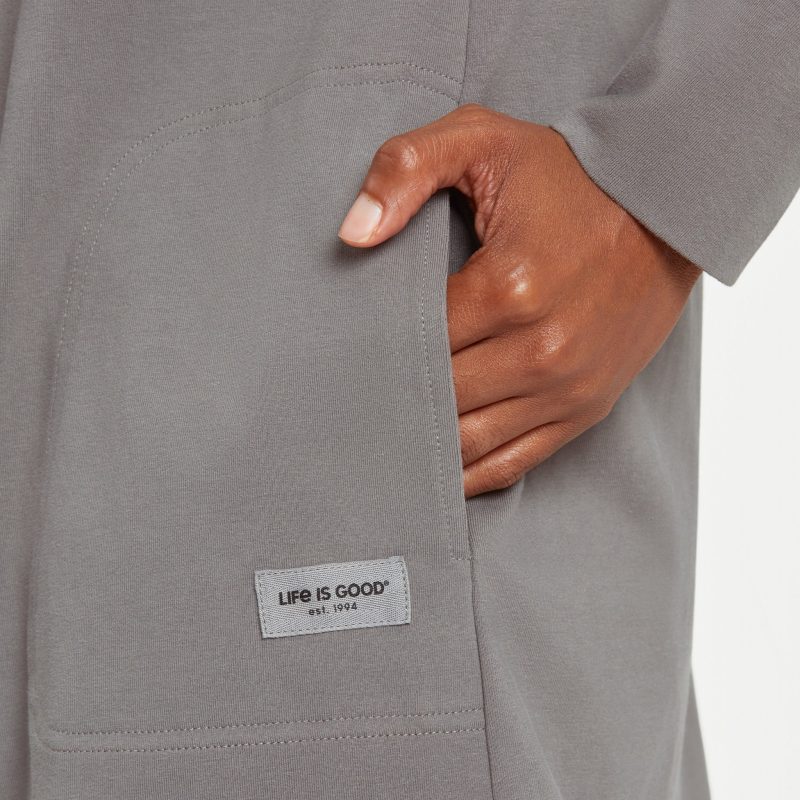 Women's Solid Crusher-FLEX Cardigan - Image 52
