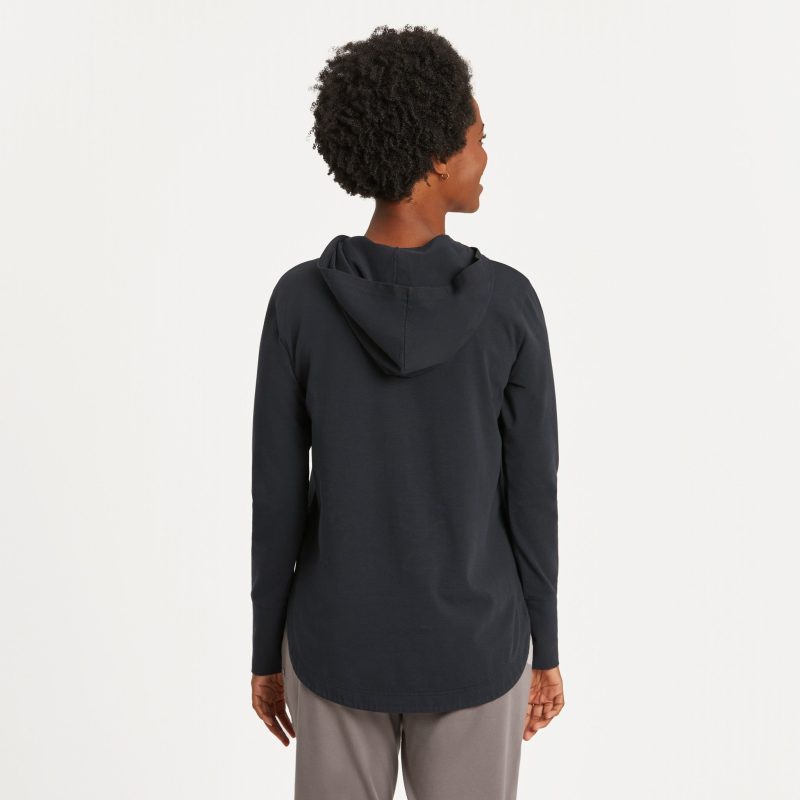 Women's Solid Crusher-FLEX Hoodie Tunic - Image 6