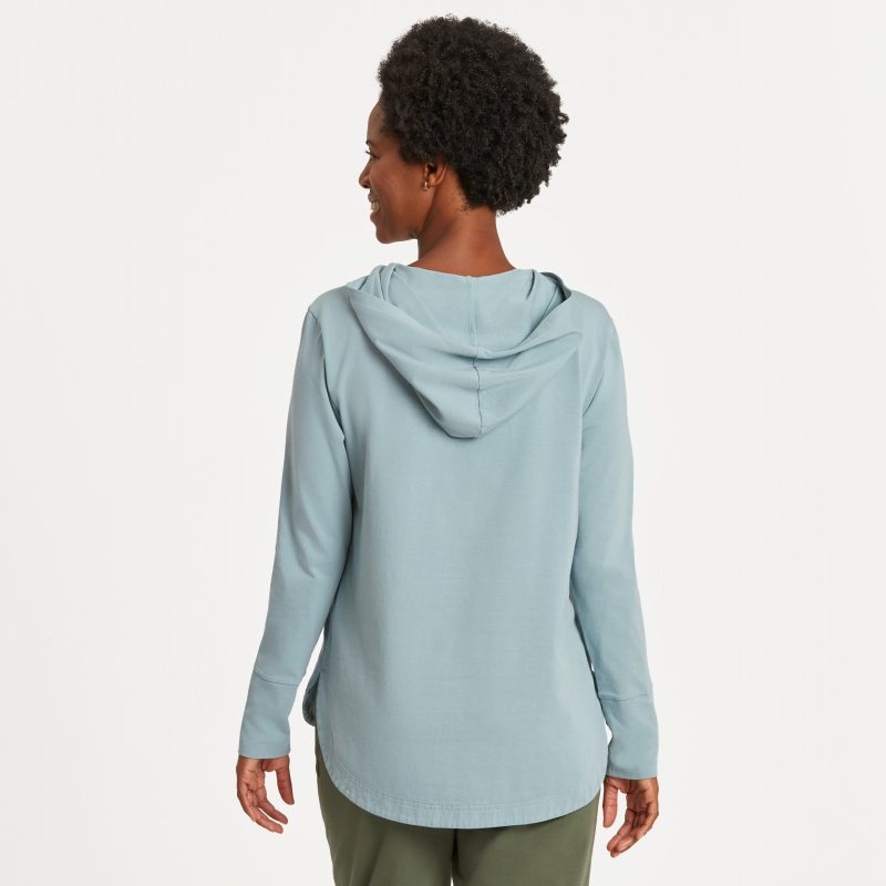Women's Solid Crusher-FLEX Hoodie Tunic - Image 25