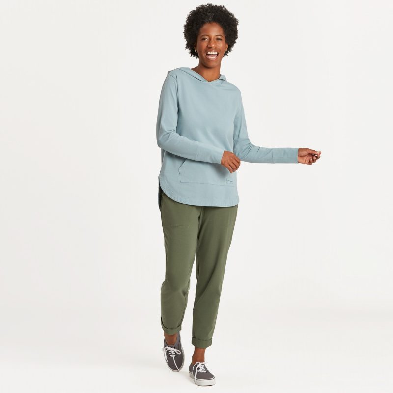 Women's Solid Crusher-FLEX Hoodie Tunic - Image 27