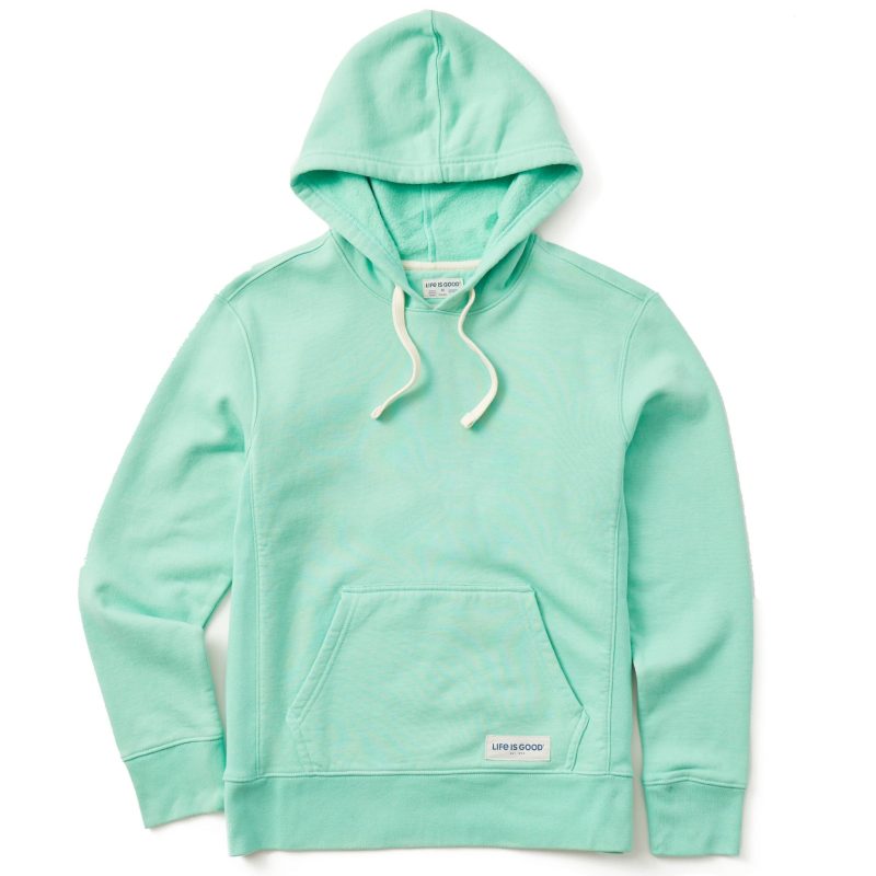 Women's Solid Simply True Fleece Hoodie - Image 4