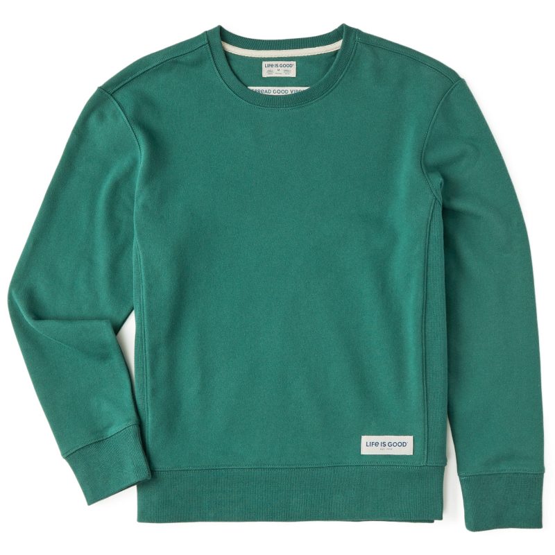 Women's Solid Simply True Crew - Image 6