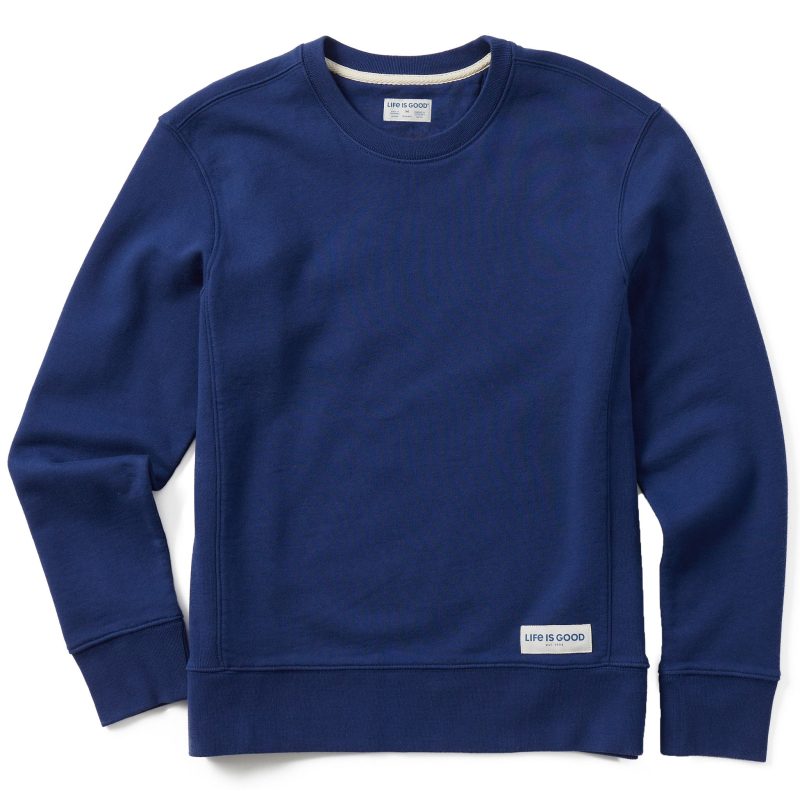 Women's Solid Simply True Crew - Image 11